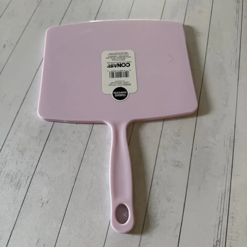 Conair Large Handheld Mirror Hair Face Body Standard Magnification